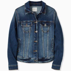 Denim Trucker Jacket - Medium Wash Size 3X 22-24 NWT 11879816